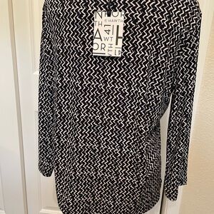 41 Hawthorn Relita Knit Top with Macrame Neckline XLP